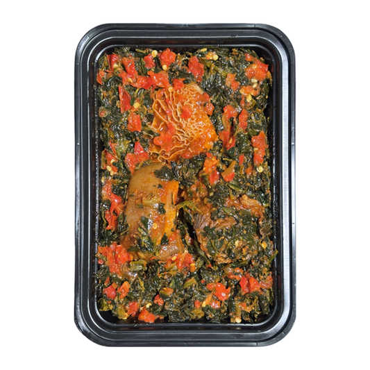 Efo Riro (Spinach Stew) Bowl