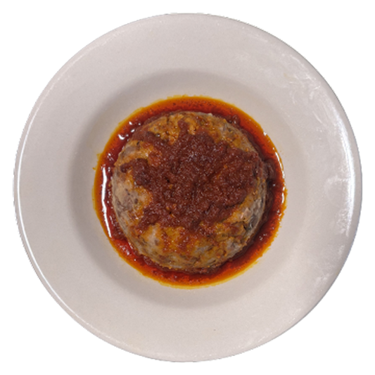 Ewa Aganyin with Ata Ewa (Beans with Bean Stew, Separate)