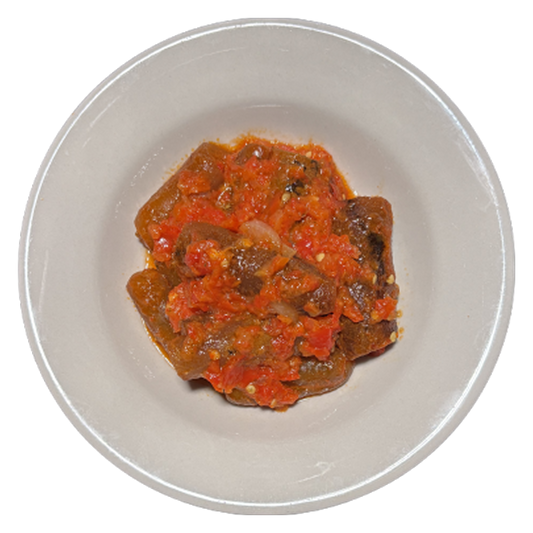 Sautéed Ponmo (Cow Skin)